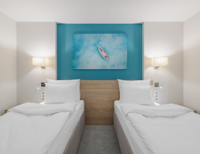 Джуниор Сьют Твин с видом на море - Отель Hotel Collection